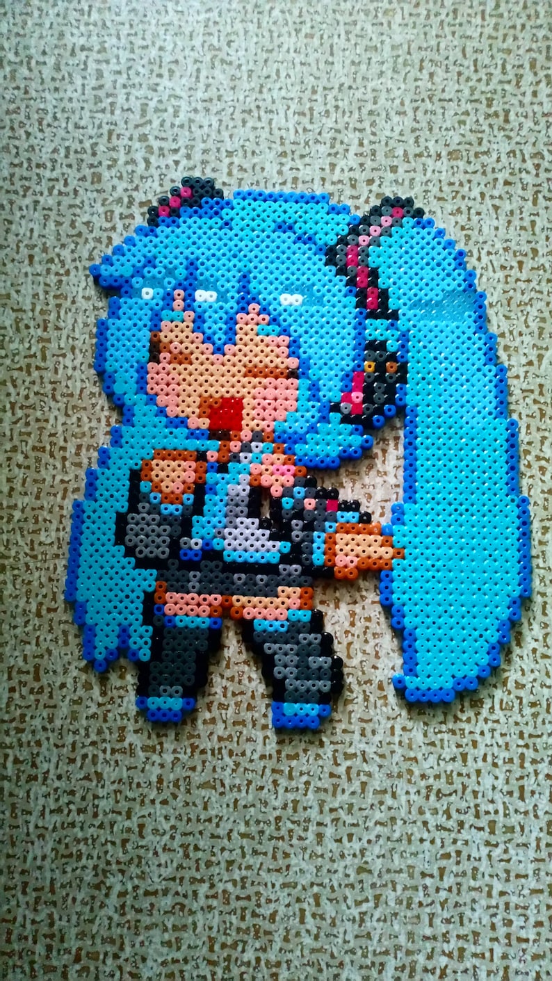 Hatsune Miku Pixel Art | Etsy