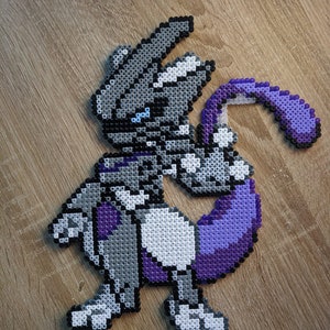 Mewtwo Perler Beads image 1