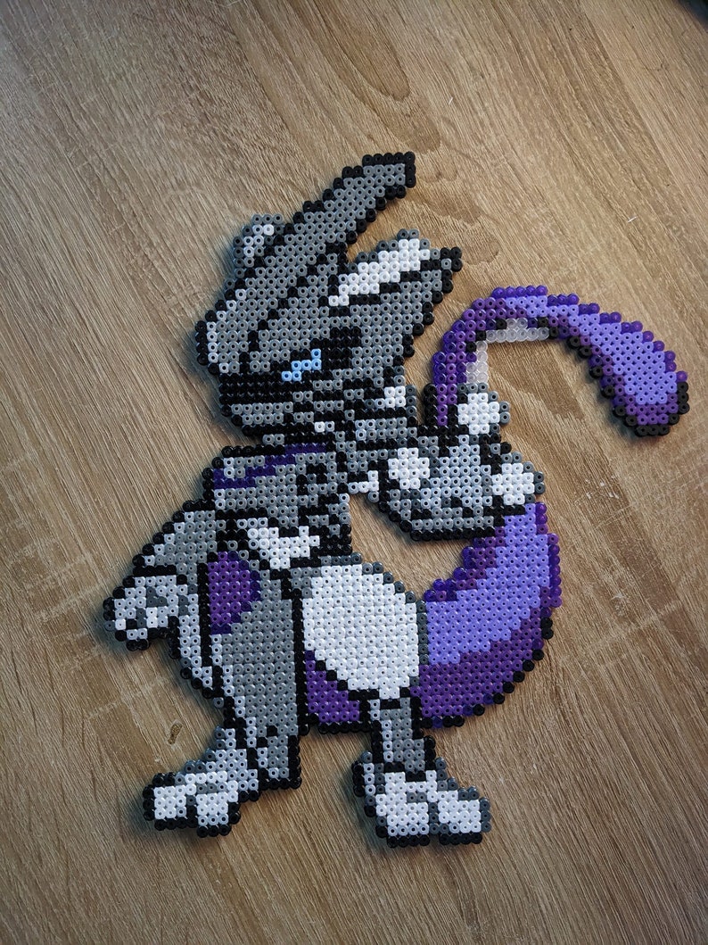 Mewtwo Perler Beads image 1