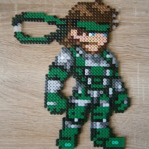 Big Boss and Solid Snake Perler Art image 3