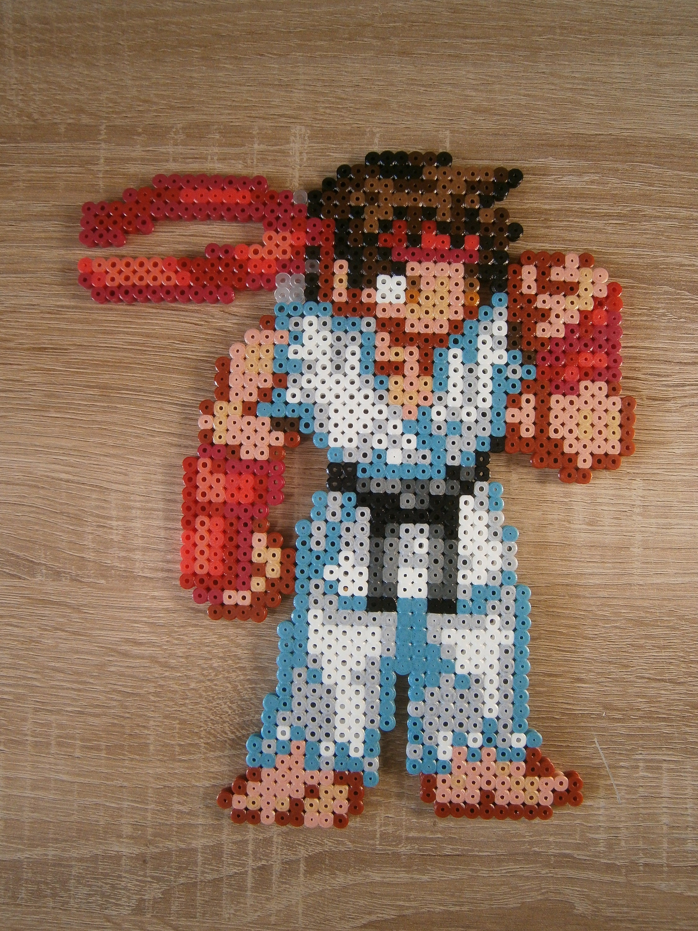 Ryu and Akuma Perler Beads - Etsy