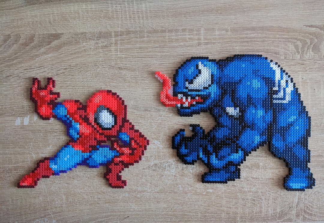 Spiderman Perler Beads - Etsy 日本