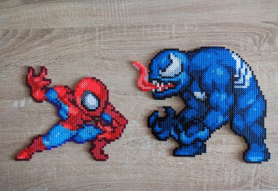 Spiderman Perler Beads - Etsy