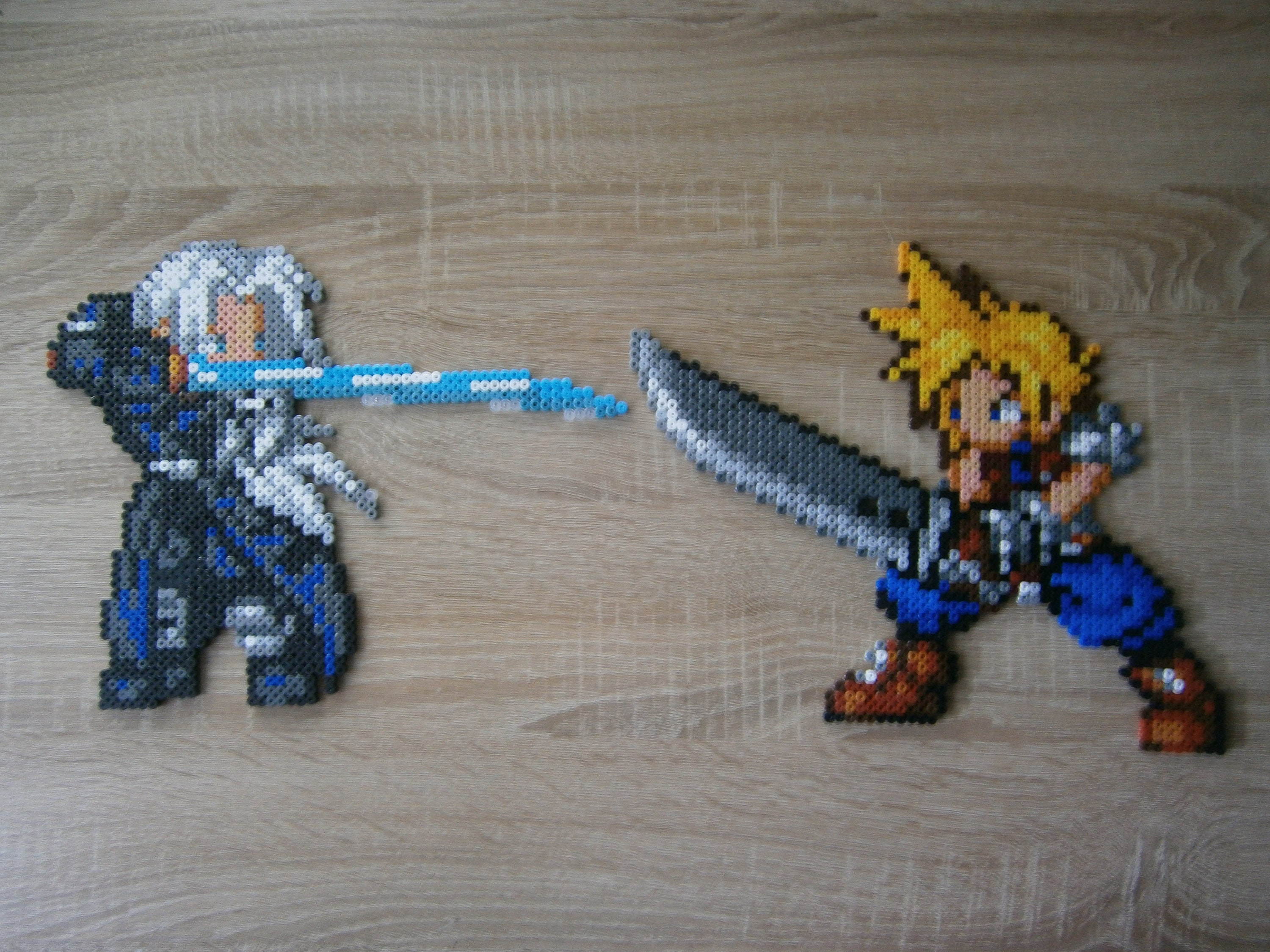 Cloud and Sephiroth Perler Beads - Etsy Canada