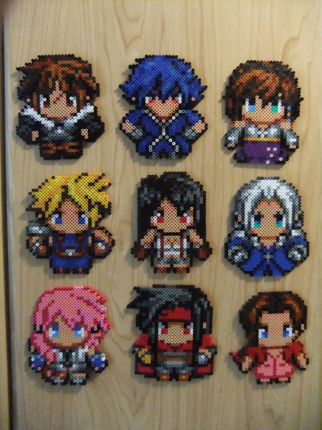 Final Fantasy Mix Perler Beads