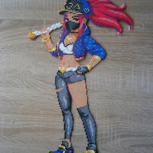 Akali KDA pixel art