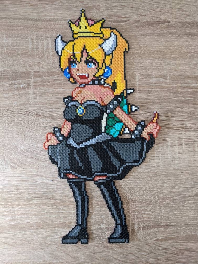 Bowsette Pixel Art | Etsy Ireland