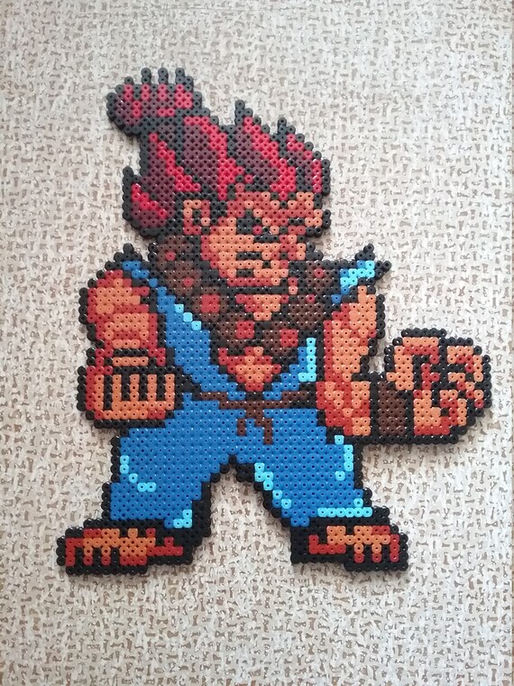 Ryu and Akuma Perler Beads - Etsy