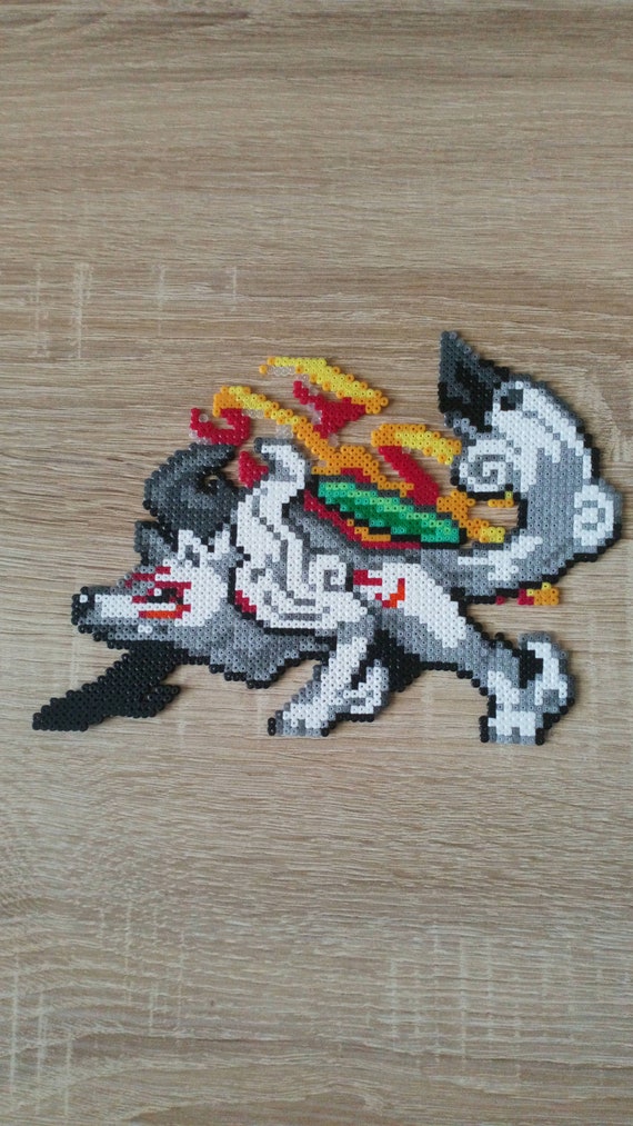 Okami Amateratsu Perler Beads - Etsy