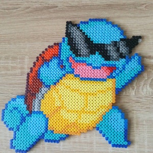 Thug Life Squirtle Pixel Art image 1