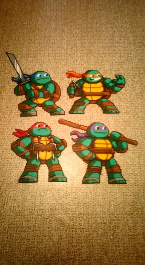 Tortues Ninja Pixel Art