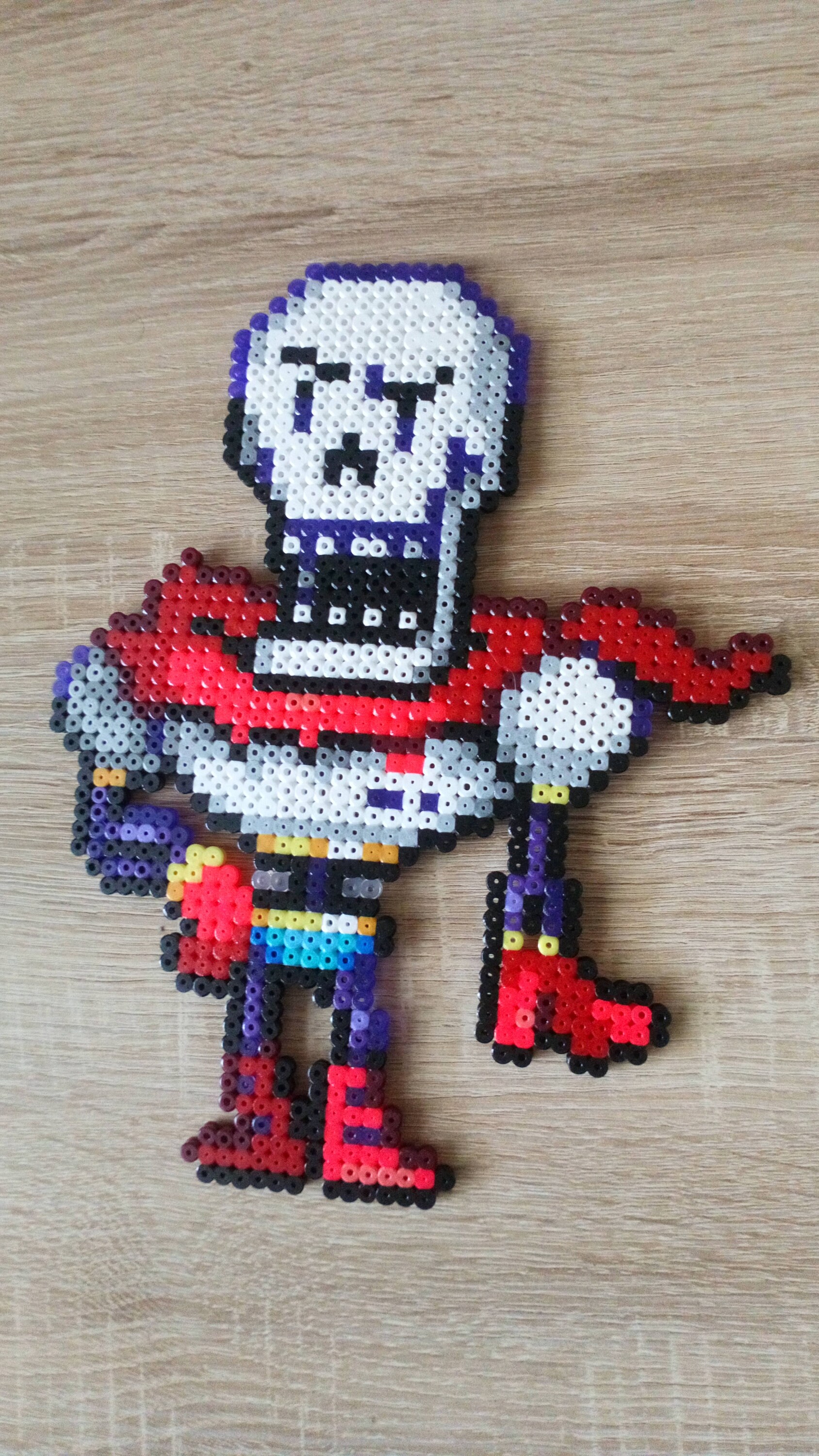 Undertale Perler Bead Pixel Art - Sans, Papyrus, Toriel, Undyne
