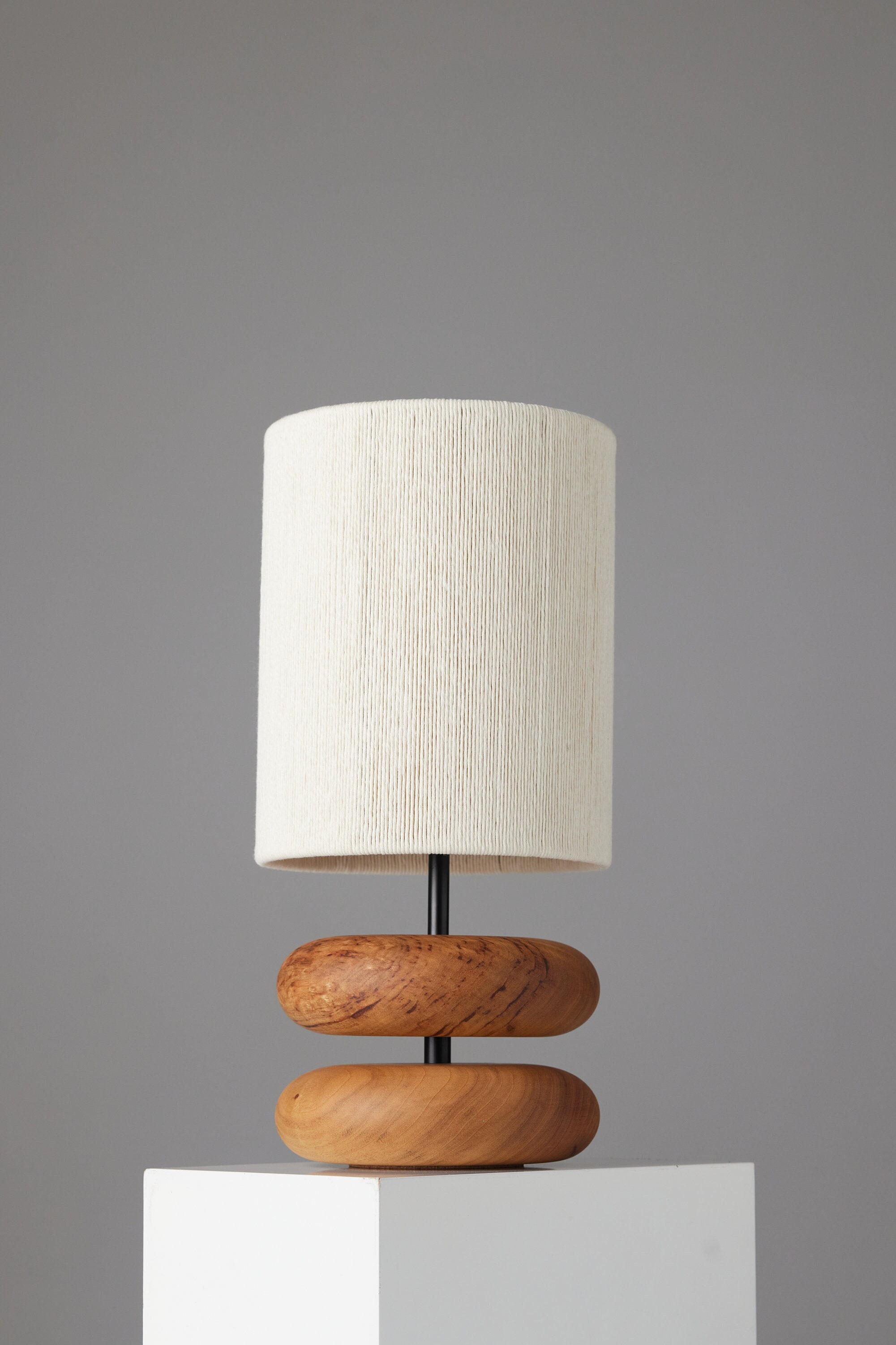 River rock on sale table lamp