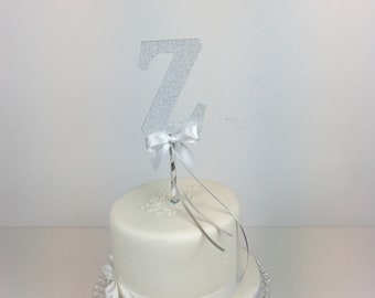 letter z cake topper