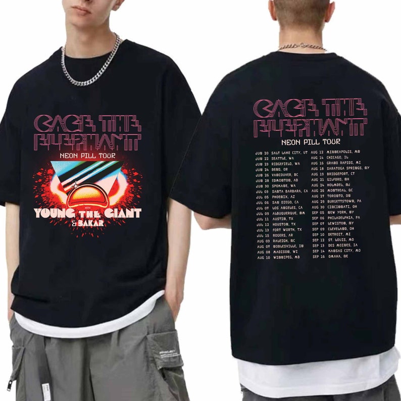 Cage the Elephant Neon Pill Tour 2024 Shirt, Cage the Elephant Fan