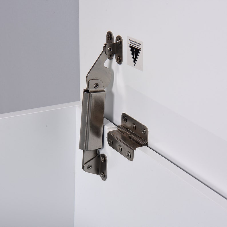 White Lift Top Entryway Storage Chest/bench With 2 Safety Etsy