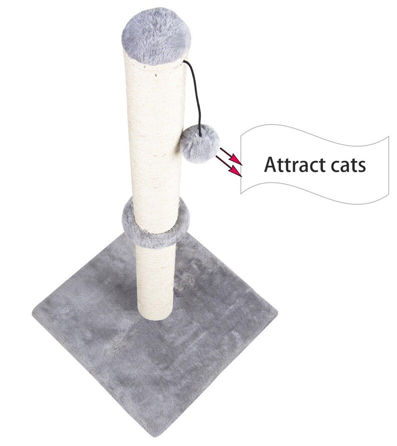 Cat Scratching Post Made of Natural Sisal and Fabric Stable Etsy