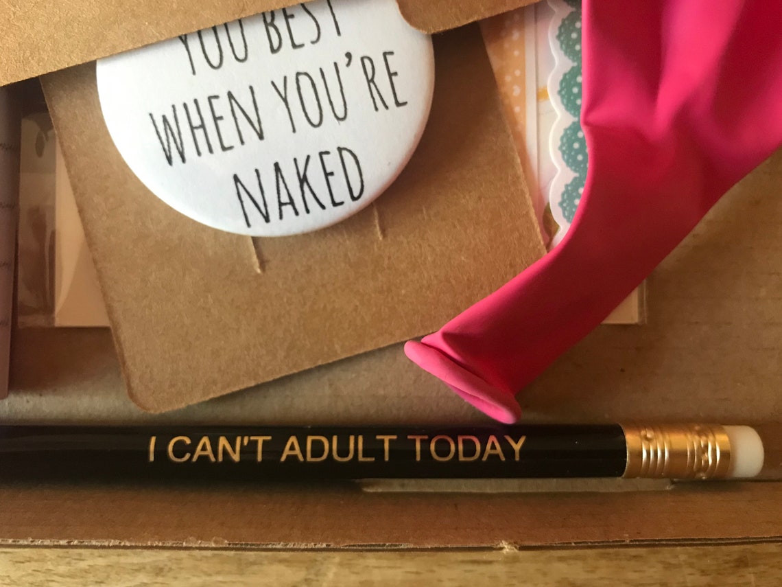 Rude Gift Set I Love You Theme perfect birthday gift for Etsy