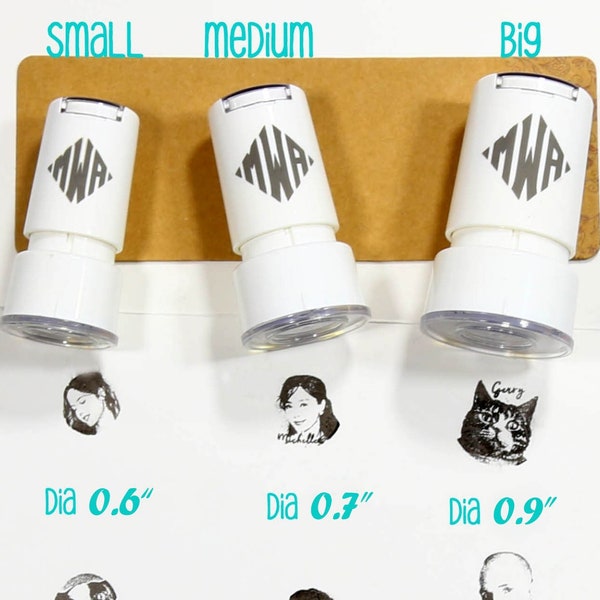 Benutzerdefinierte Gesichts Stempel, Haustier Stempel, Portrait Stempel, personalisierte Weihnachten Kleidung Label Stempel