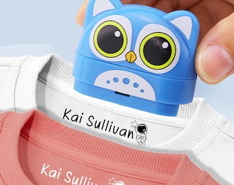 Double Layer Clothing Name Stamp: Fabric Marker, School Uniform Label