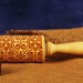 Engraved Embossing Rolling Pin, Wood Patterned Rolling Pin, Embossed Clay Roller Stamp, Cookie, Housewarming Gift - EWRP367