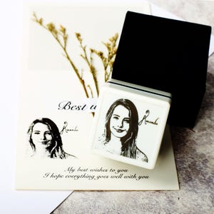 Custom Face Portrait Stamp, Stamp Picture Custom, Stamp with Face Design, Your Portrait Stamp, Pet Portrait Stamp, Custom Stamp for Pet