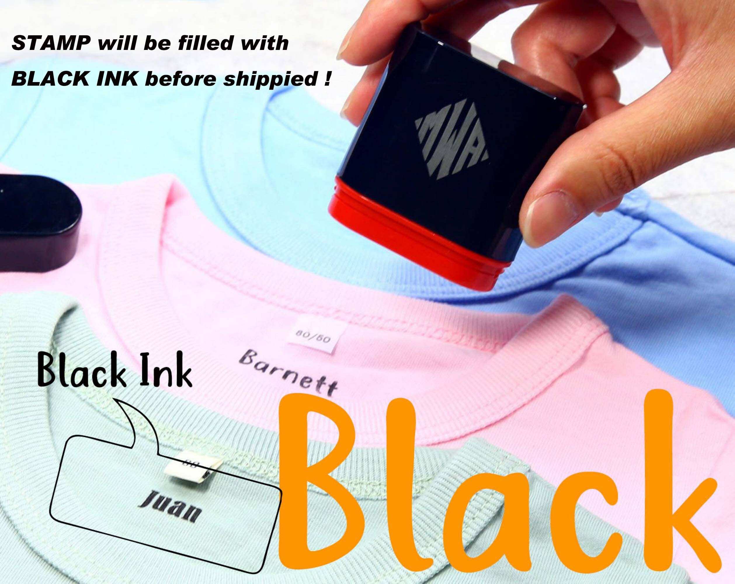 Custom Name Stamp for Clothing School Uniforms T-shirt - Etsy