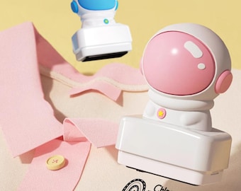Spaceman Personalized Clothing Stamp: Kids School Uniform Label