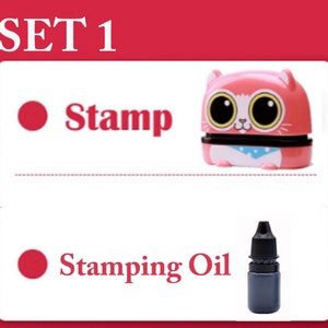 Clothing Label Stamp, Customized Name Stamp, School Label Clothing Stamp, Stamp for Kids, Fabric Stamp, Logo Stamp, Name Stamp SET 1