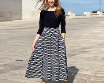 Mid-length skirt