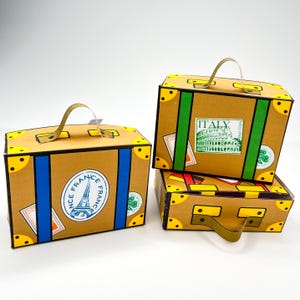 Maleta de manualidades: crea una maleta de papel casera para tu proyecto escolar o unidad de estudio del país