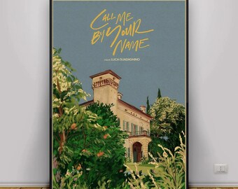 Call Me By Your Name Poster Retro Poster Vintage Print Wall Etsy Call Me By Your Name Poster Retro Poster Vintage Print Wall Etsy