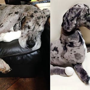 plush stuffed great dane