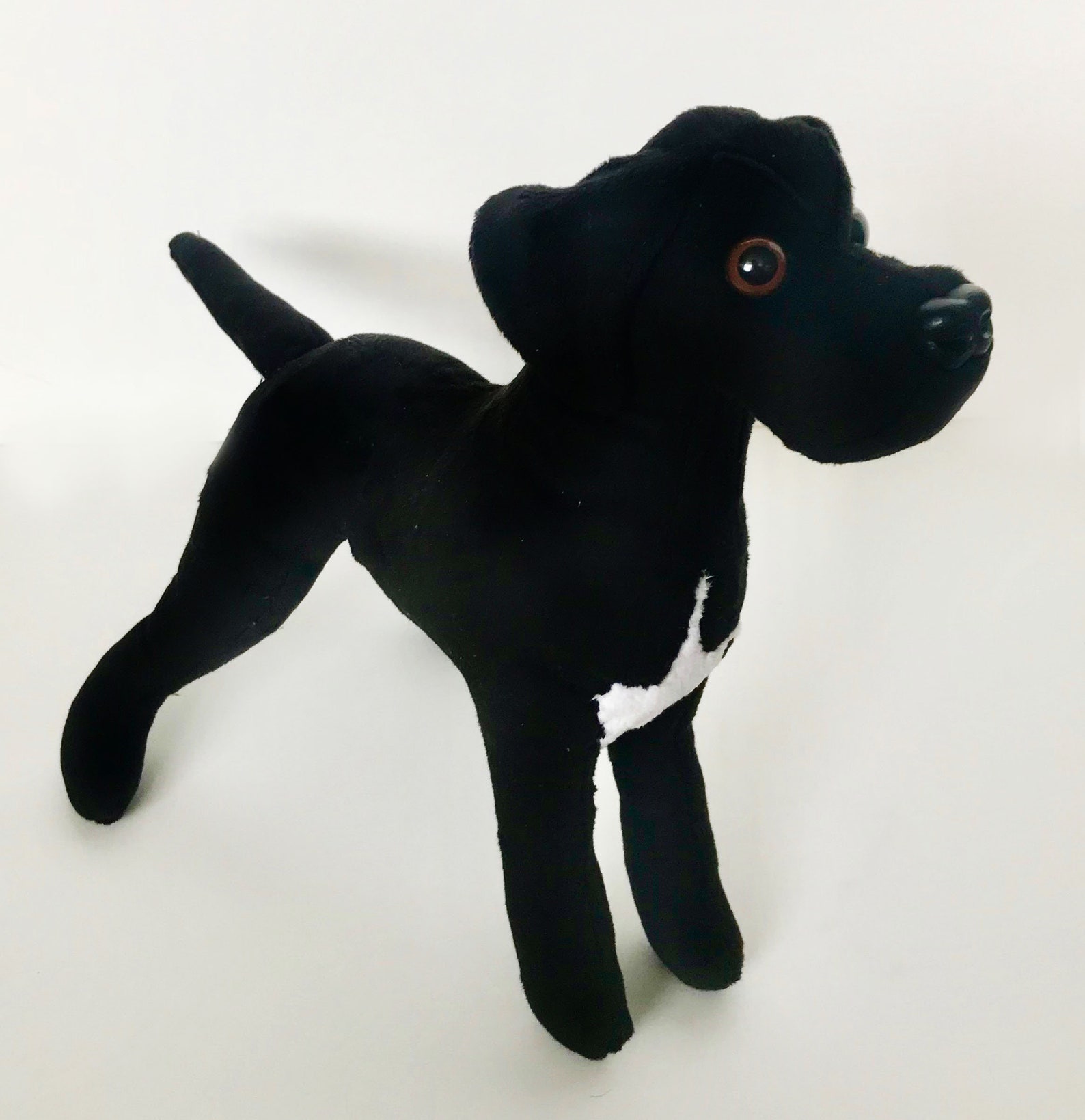 Great Dane Puppy Stuffed Animal Stuffed Dane Toy Great Dane Etsy