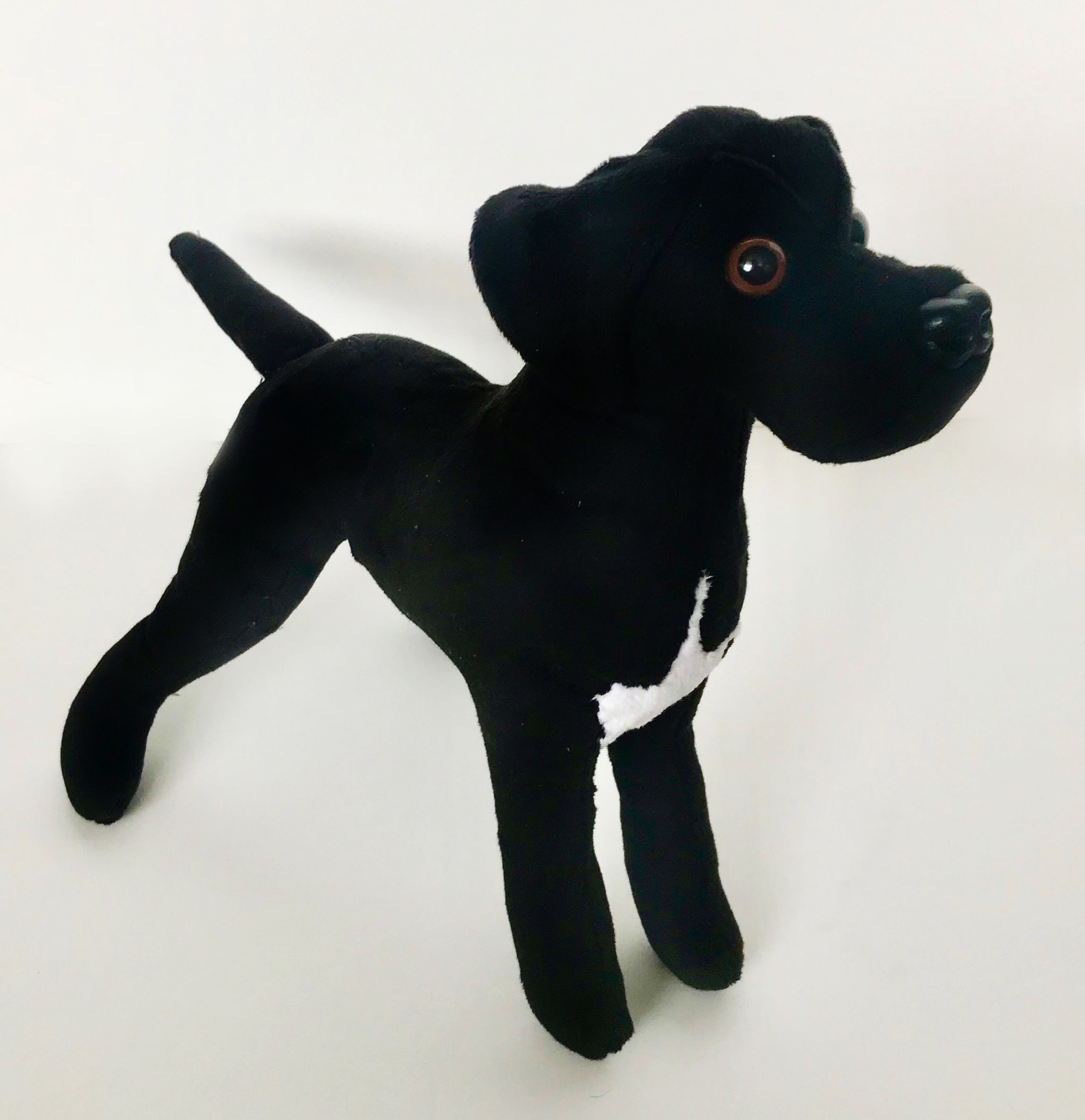 Great Dane Puppy Stuffed Animal Stuffed Dane Toy Great Dane Etsy