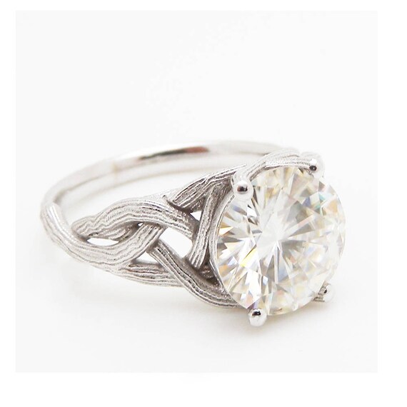 forever brilliant moissanite engagement rings