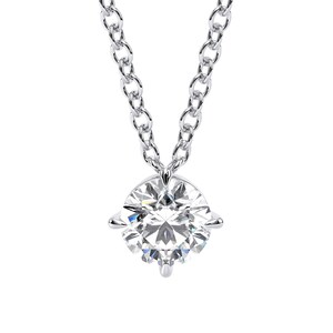 1.00 Ct Solitaire Lab Diamond Necklace | IGI Certified Pendant | Classic Gold Diamond Jewelry | Four Prong Diamond Gift Necklace
