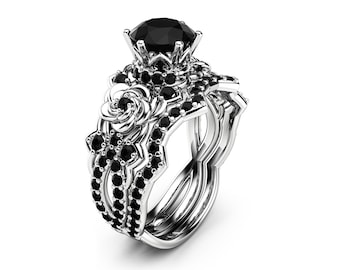 Emo wedding rings deals