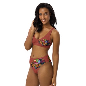 Tap-Tap high-waisted bikini