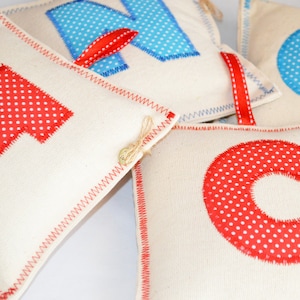 Cojín de nombre personalizado, cojín personalizado, cojín para niño, decoración de pared, cojín de pared, mini cojín, mini cojín personalizado