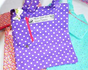 Girls Tote Bag, Children's Book Bag, Mini Bag for Girls, Mini Tote Bag and Coin Purse, Shoulder Bag for Children, Summer Bag for Kids