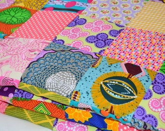 African Patchwork Baby Blanket, Ankara Baby Blanket, Girls Baby Blanket, Pink Baby Blanket, Handmade Baby Girl Blanket, Patchwork Baby Quilt