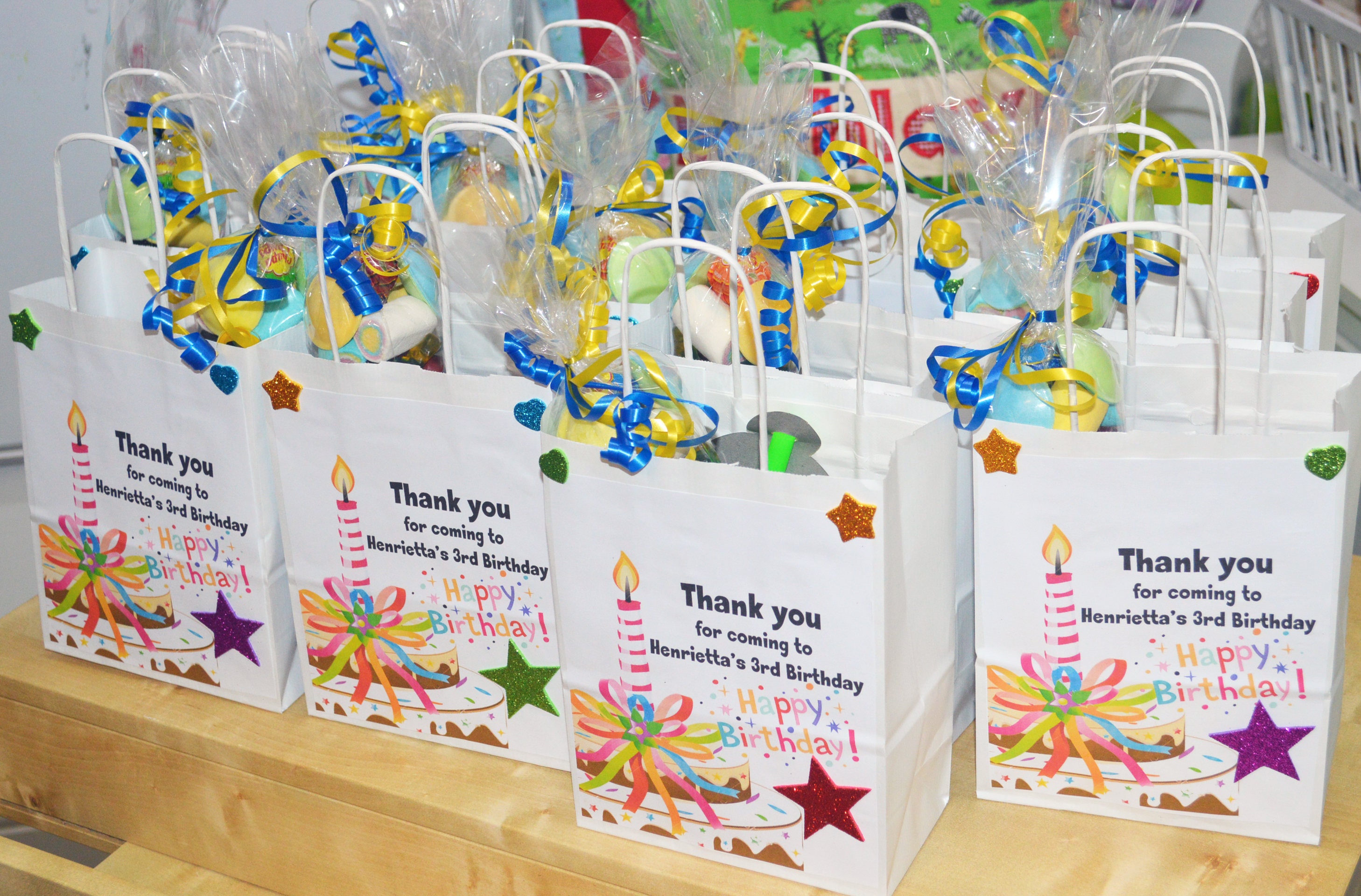 Kids Party Bags, Personalised Party Bags, Pre Filled Party Bags, Children's Party Bags, Kids