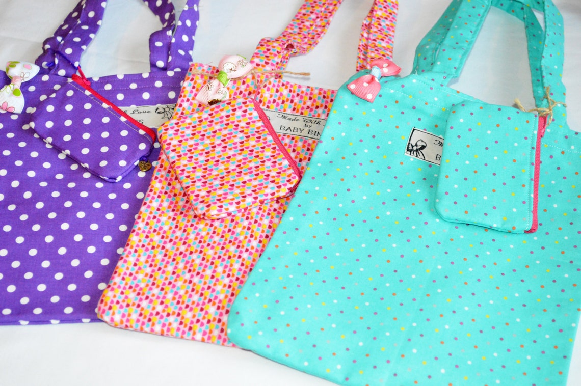 Children's Tote Bag Children's Book Bag Mini Bag for Etsy Denmark