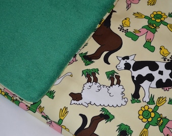 Animal  Children's Blanket, Handmade Baby Blanket, Blanket for Baby boy, Blanket for Baby girl,  Winter Baby Blanket,