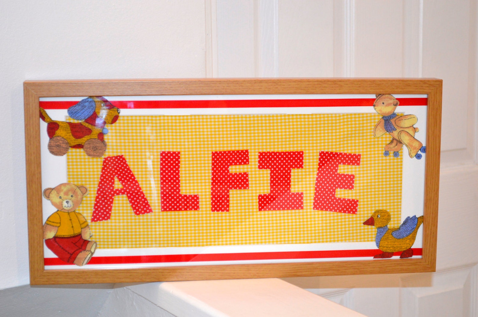 Childrens Name Frame Personalised Frame for Kids Name in Etsy