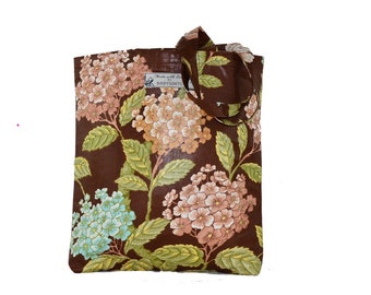 Vintage Floral Tote Bag, Handmade Tote Bag, Women's Tote Bag, Textile Bag, Women's Designer Tote Bag, Shopper Tote Bag