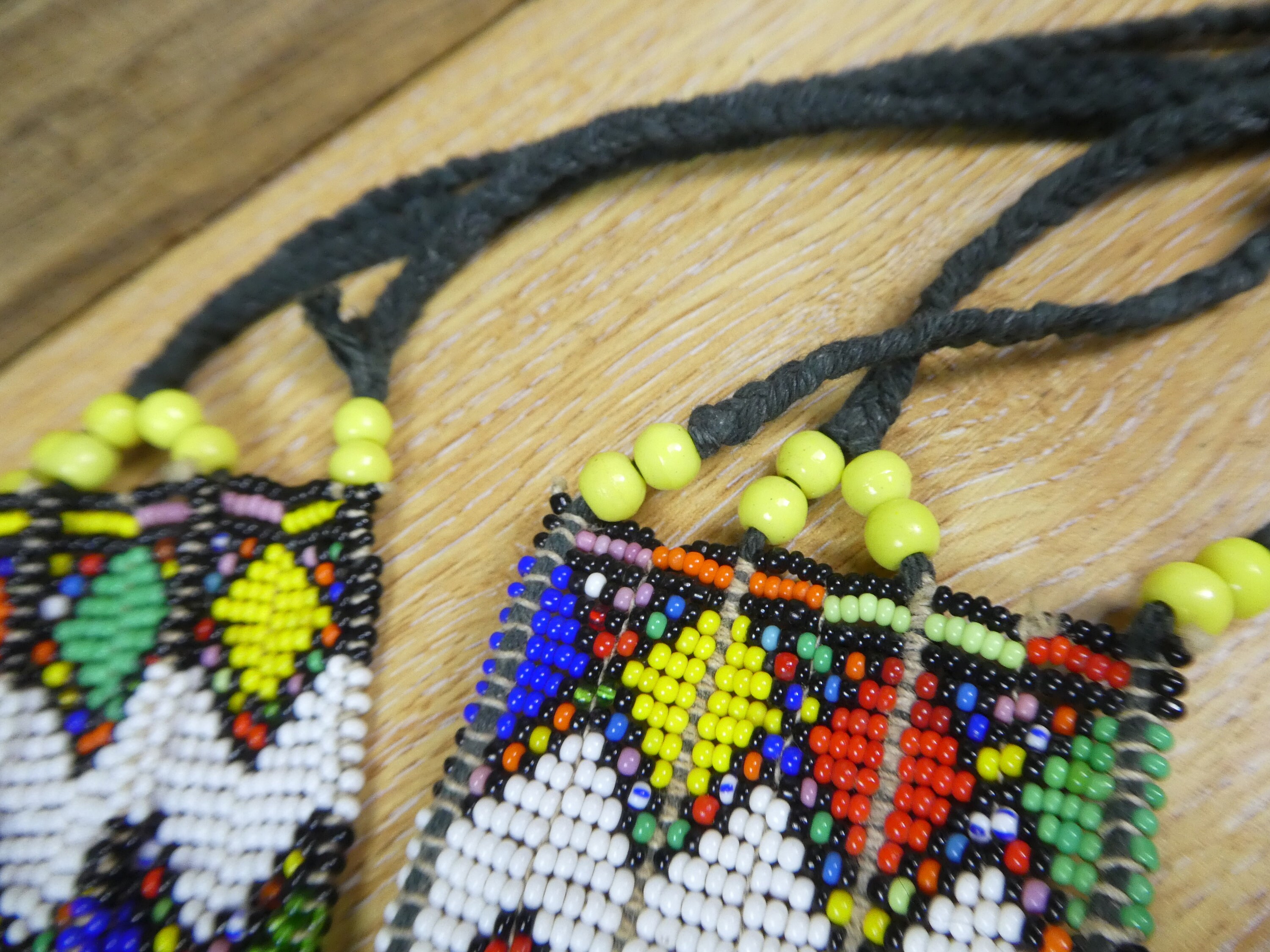 Gorgeous Vintage Woven Beaded Micro Bead Belt, Hippy  display picture 1