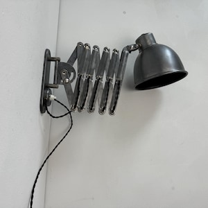 Old lamp WALL LAMP ACCORDION industrial Old German Lamp