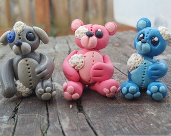 Clay bear | Etsy